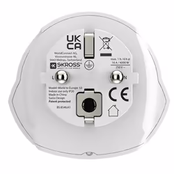 Skross 1.500211C-E adaptateur prise d'alimentation Universel Type C (Europlug) Blanc - Vue supplémentaire 5