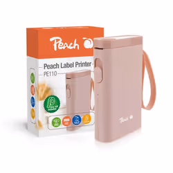 Peach PE110, Thermique directe, 203 x 203 DPI, 60 mm/sec, Sans fil, Batterie intégré, Rose