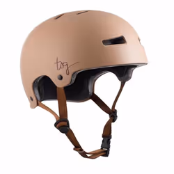 Casque Bowl TSG Evolution - Femme - Satin Sable - Coque ABS Hardshell - 14 aérations