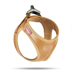 Curli PN3119 harnais pour chiens et chats M Marron Cuir Chien Harnais abdominal