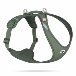 Curli Belka Harness Air-Mesh, Chien, Harnais anti-traction, XXL, Vert, Mesh, Monochromatique