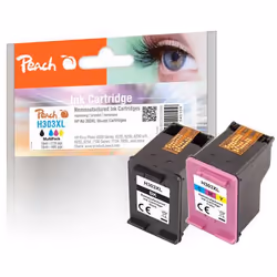 Peach PI300-897, Rendement élevé (XL), 18 ml, 16 ml, 715 pages, 2 pièce(s), Multi pack
