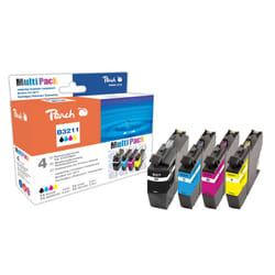 Peach PI500-273 cartouche d'encre 4 pièce(s) Compatible Noir, Cyan, Magenta, Jaune