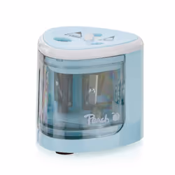 Peach PO102, Taille crayon électrique, Bleu, Blanc, 1,2 cm, 6 mm, Batterie