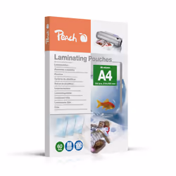Peach PP560-02, Transparent, Brillant, A4, 0,06 mm, 100 pièce(s)