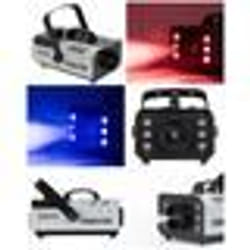 Machine à fumée - Non spécifié - 1500W - 6 LED RGB - Télécommande sans fil - 25L