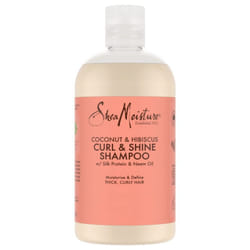 SheaMoisture Noix de Coco et Hibiscus Shampoing Boucles et Brillance 384 ml