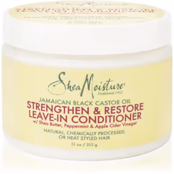 L’après-shampoing sans rinçage Shea Moisture Jamaican Black Castor Oil Strengthen & Restore apportera immédiatement à vos ...
