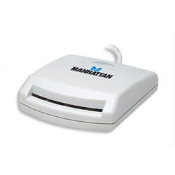 Manhattan 172844 lecteur de cartes à puce USB 1.1 Blanc