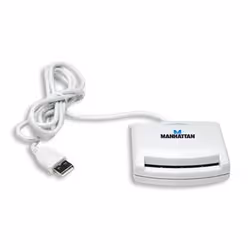 Manhattan 172844 lecteur de cartes à puce USB 1.1 Blanc