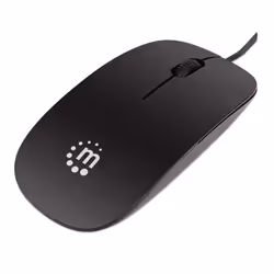 Manhattan 177658, Ambidextre, Optique, USB Type-A, 1000 DPI, Noir
