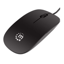 Manhattan 177658 souris Ambidextre USB Type-A Optique 1000 DPI