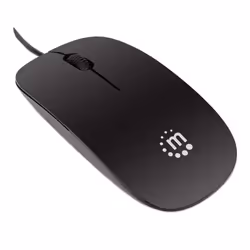 Manhattan 177658 souris Ambidextre USB Type-A Optique 1000 DPI