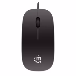 Manhattan 177658 souris Ambidextre USB Type-A Optique 1000 DPI