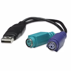 Manhattan 179027, USB Type-A, PS2, Noir, CE FCC WEEE, 195 mm, 100 g