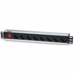 Intellinet 19" Rackmount, 8 sortie(s) CA, 250 V, 16 A, 3500 W, Blanc, 3 m