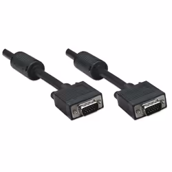 Manhattan SVGA 1.8m câble VGA 1,8 m VGA (D-Sub) Noir