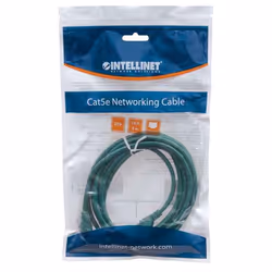 Intellinet 319782 câble de réseau Vert 3 m Cat5e U/UTP (UTP)