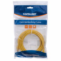 Intellinet Cat5e UTP, 3m câble de réseau Jaune U/UTP (UTP) - Vue supplémentaire 4