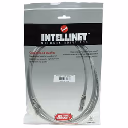 Intellinet 319812 câble de réseau Gris 5 m Cat5e U/UTP (UTP)