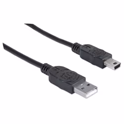 Manhattan 333375 câble USB 1,8 m USB 2.0 USB A Mini-USB B Noir