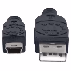 Manhattan 333375 câble USB 1,8 m USB 2.0 USB A Mini-USB B Noir