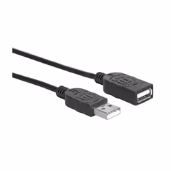 Manhattan 338653 câble USB 1,8 m USB 2.0 USB A Noir