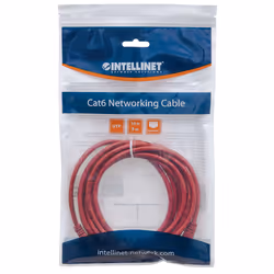 Intellinet 342193 câble de réseau Rouge 7,5 m Cat6 U/UTP (UTP) - Vue supplémentaire 4