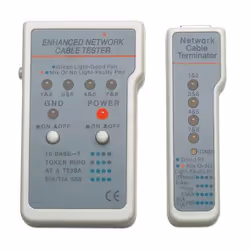 Intellinet 351898 testeur de câble réseau Testeur de câble UTP/STP Gris, Blanc