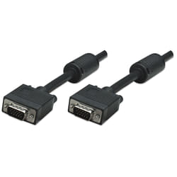 Manhattan 372183 câble VGA 15 m VGA (D-Sub) Noir