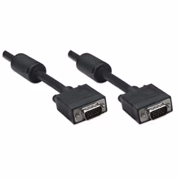 Manhattan 372183 câble VGA 15 m VGA (D-Sub) Noir