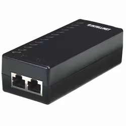 Intellinet 524179, Fast Ethernet, 10,100 Mbit/s, IEEE 802.3, IEEE 802.3af, IEEE 802.3u, Cat5, Noir, SCP
