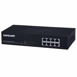 Intellinet 560764, Fast Ethernet (10/100), Full duplex, Connexion Ethernet, supportant l'alimentation via ce port (PoE)