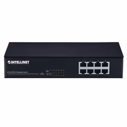 Intellinet 560764 commutateur réseau Fast Ethernet (10/100) Connexion Ethernet, supportant l'alimentation via ce port (PoE) Noir