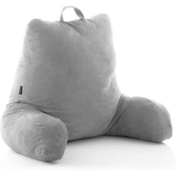 Coussin de lecture avec accoudoirs Huglow - InnovaGoods - J541 - Gris - Coton/Pp - 4