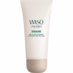 Démaquillage et nettoyage de la peau en un seul geste grâce au gel hybride.