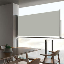 Nova - fimei Auvent latéral rétractable de patio 60x300 cm Crème