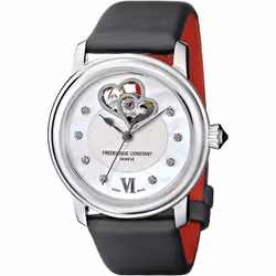 Montre Frédérique Constant Double Heart Beat Pour Femmes en Gris - FC-310WHF2P6