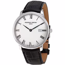 Montre Frédérique Constant Slimline Pour Hommes en Noir - FC-306MR4S6