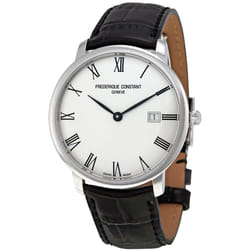 Montre Frédérique Constant Slimline Pour Hommes en Noir - FC-306MR4S6