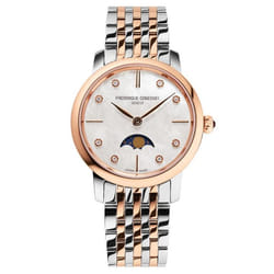 Montre Frédérique Constant Slimline Moonphase Pour Femmes en Multicolore - FC-206MPWD1S2B
