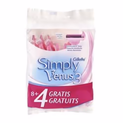 Gillette Venus Simply 3, Rose, 12 pièce(s)