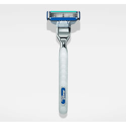 Gillette Mach3 Turbo rasoir pour hommes Bleu, Blanc, Argent