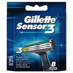 Gillette Sensor3 lame de rasoir 8 pièce(s) Hommes