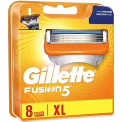 Lames de Rasoir Gillette Fusion5 pour Homme - 8 Recharges XL