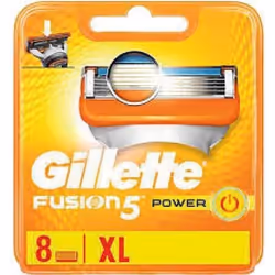 GILETTE FUSION 5 8 RECHARGES POWER