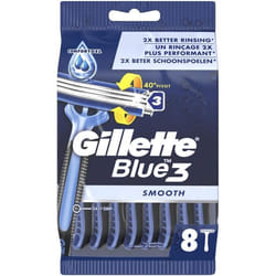 GILLETTE Rasoirs jetables Blue 3 x8
