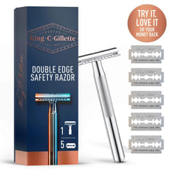 Gillette King C. rasoir pour hommes Rasoir de sécurité Métallique