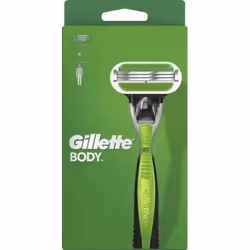 Gillette BODY , Rasoir de sécurité, Noir, Vert, Boîte, 1 pièce(s)