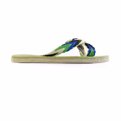 Brasileras M3STC016_36 claquette et tong Femelle Vert